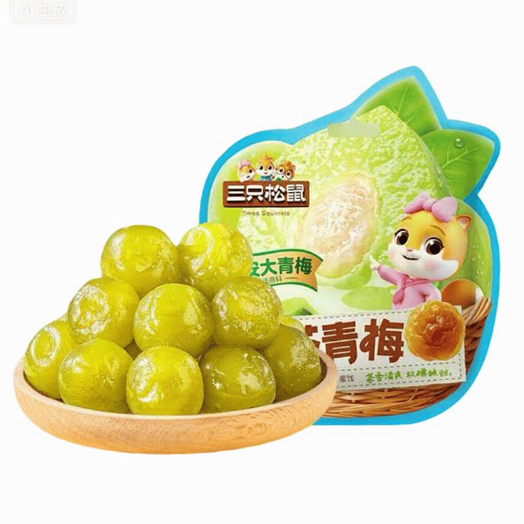 三只松鼠 绿茶青梅 50g*1袋 50 克