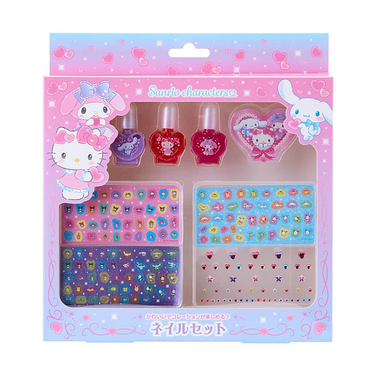 Sanrio 儿童美甲套装 6岁以上/可用温水去除