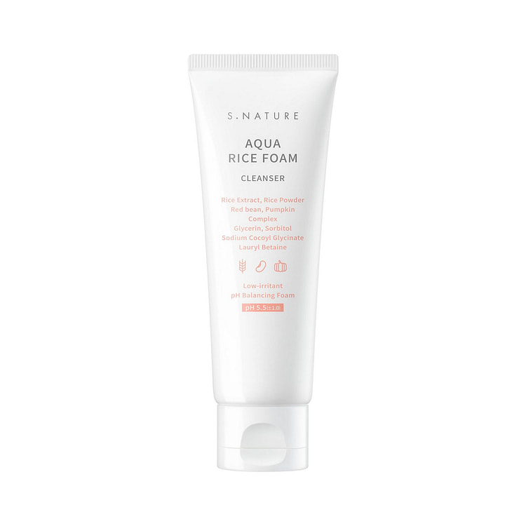 S.NATURE AQUA RICE FOAM CLEANSER