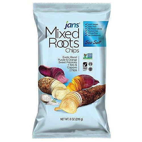 Jans – Mixed Roots Chips Sea Salt, 8 oz, Pack of 1 8 oz