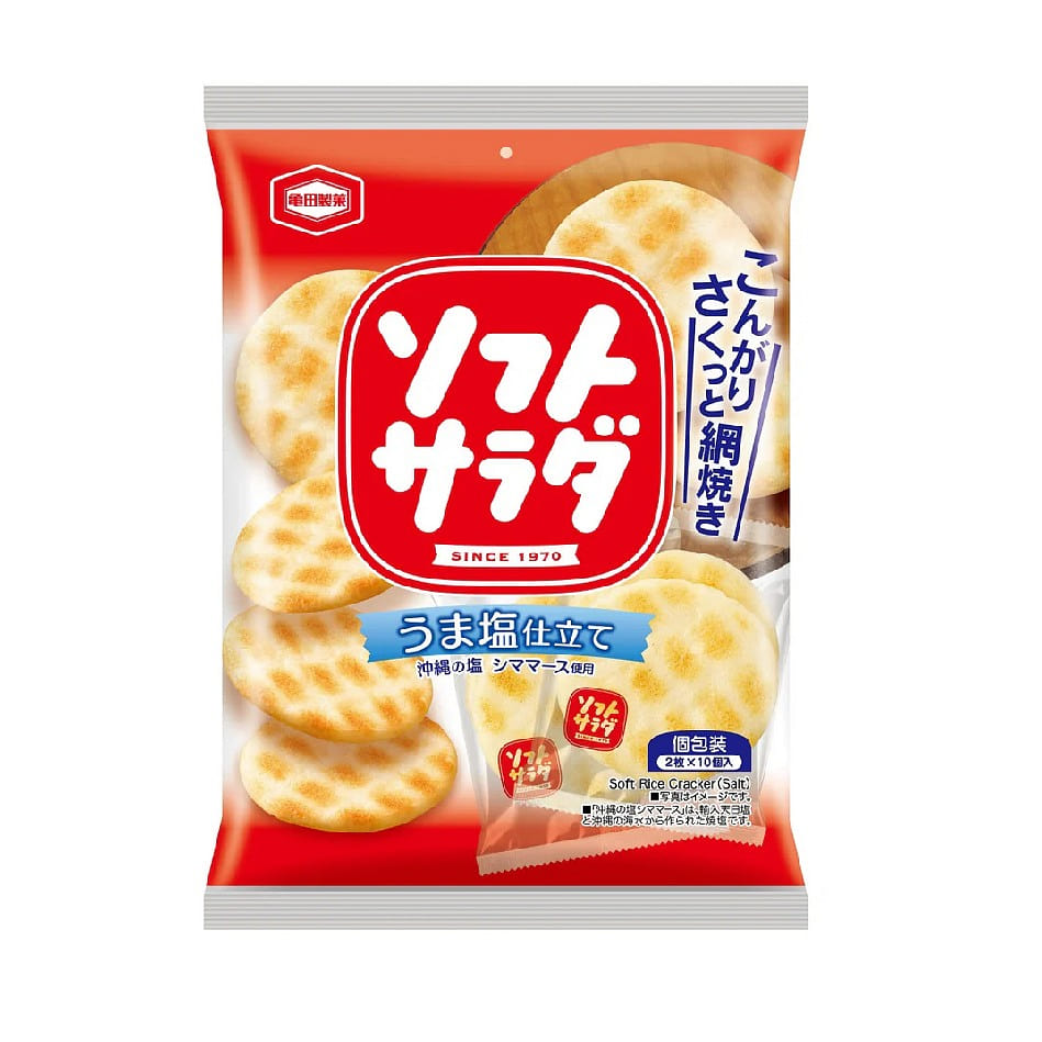 龟田制果 软沙拉 20个 1 盒