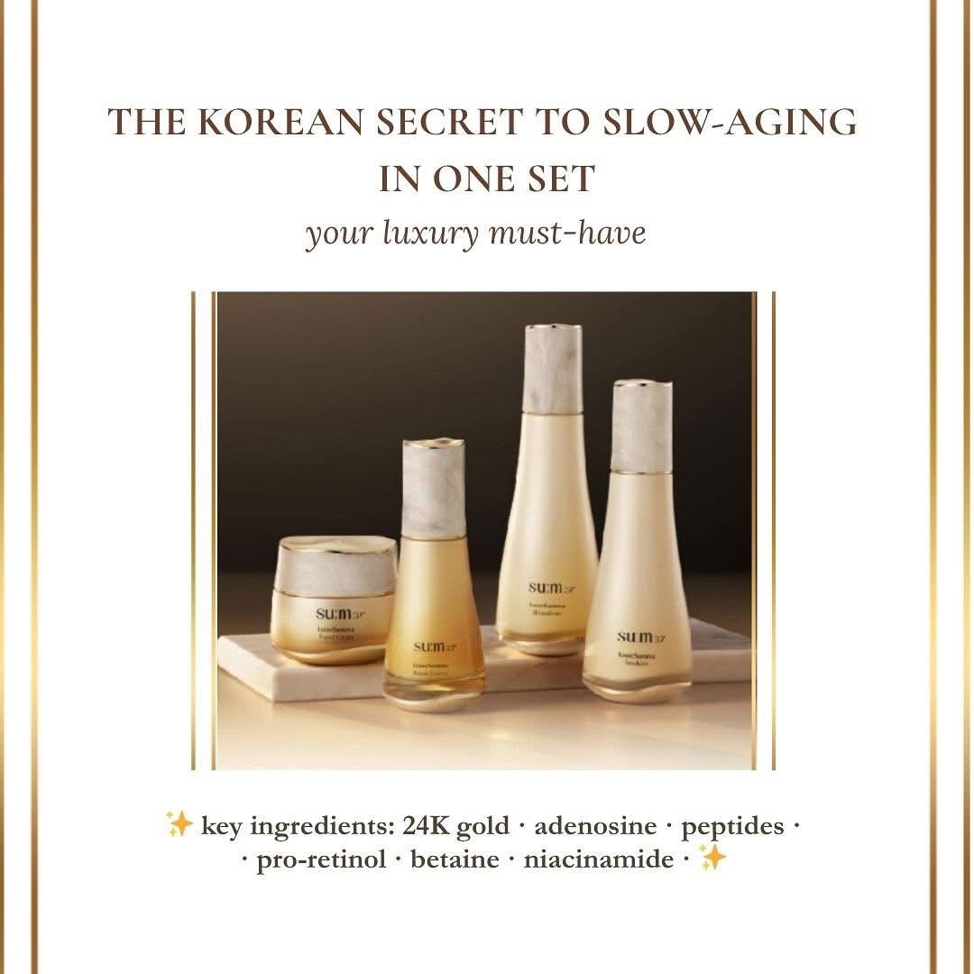 Sum37 Losec Summa Luxury Golden Elixir Special Set 1 box - Weee!