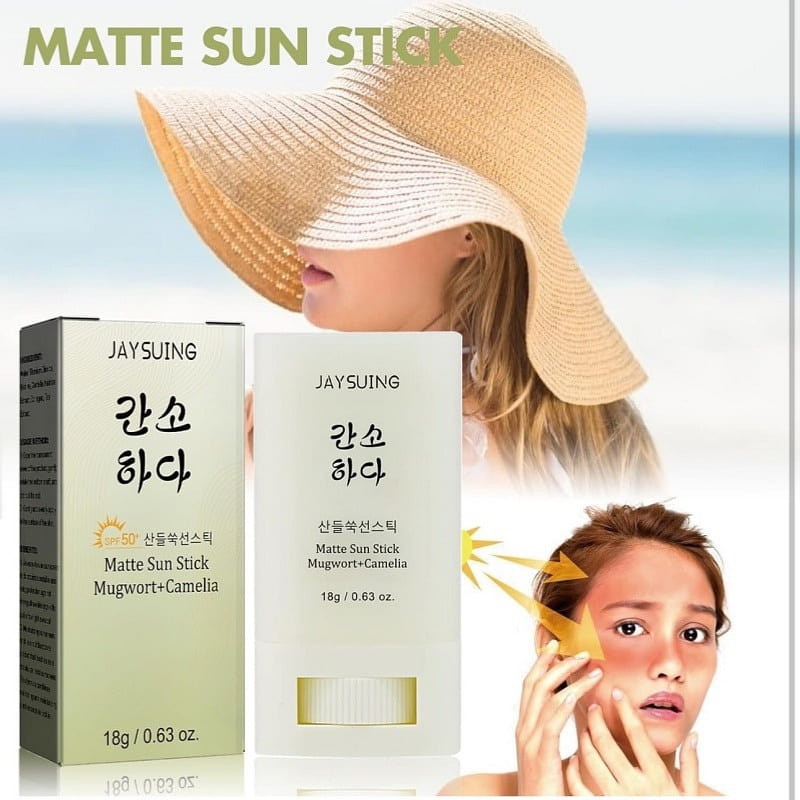 Matte Sun Stick Mugwort Camelia Korean Sunscreen 18 g