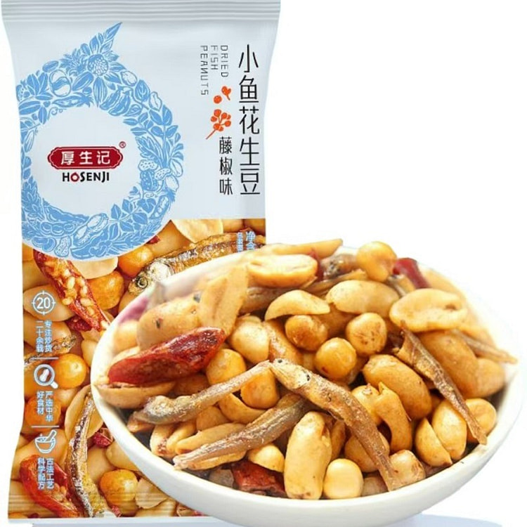 Small Fish Peanuts with Sichuan Pepper Flavour 60g 60 g