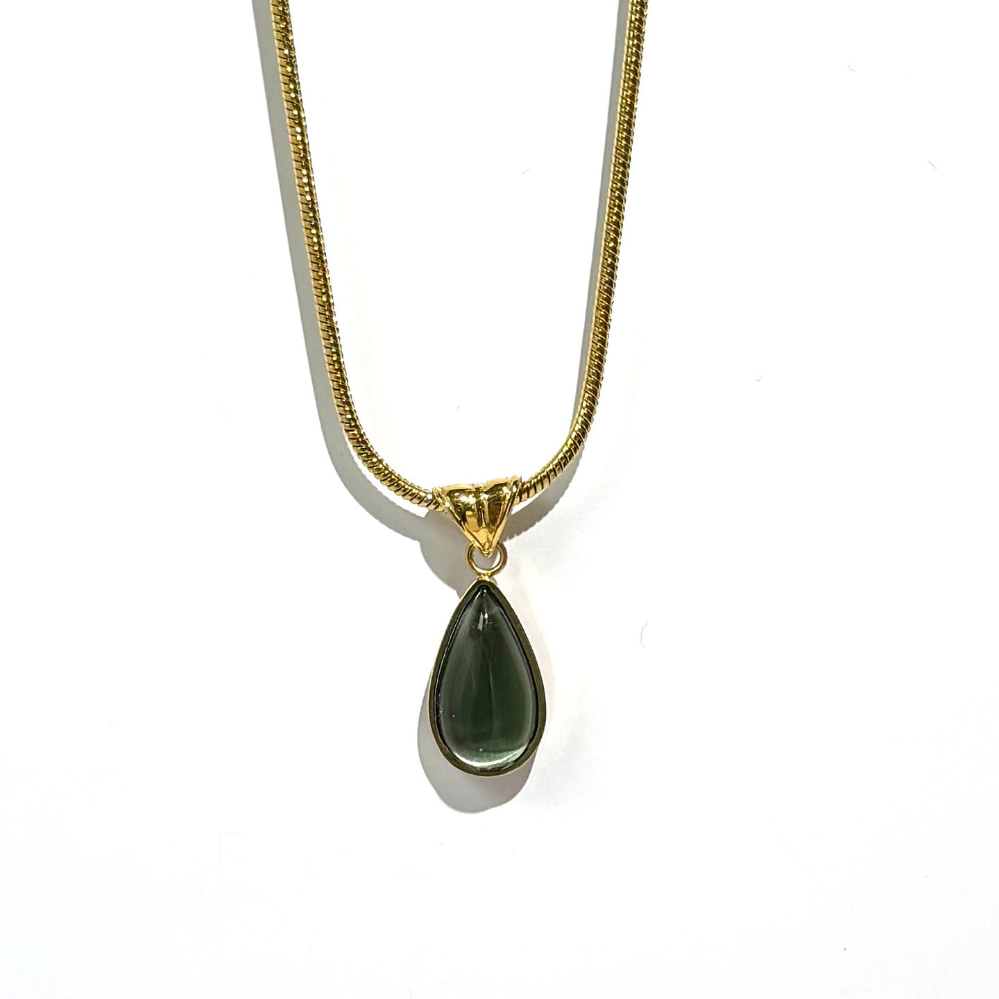 18K Gold Filled Water Proof ‘OZ Green’ Necklace G 1 each