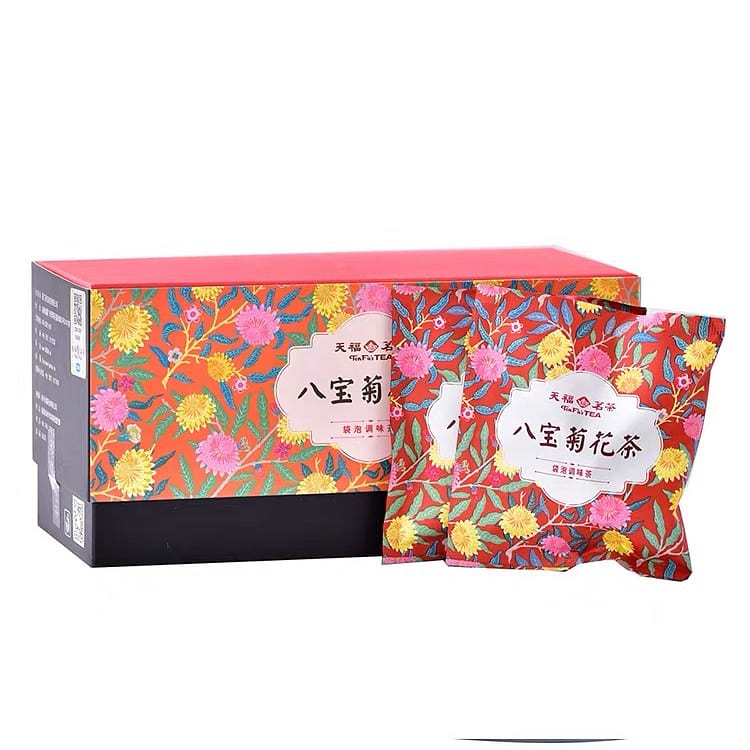 【TenFu’ Tea】Eight Treasures Tea Hangbai Chrysanthemum Long 150 g