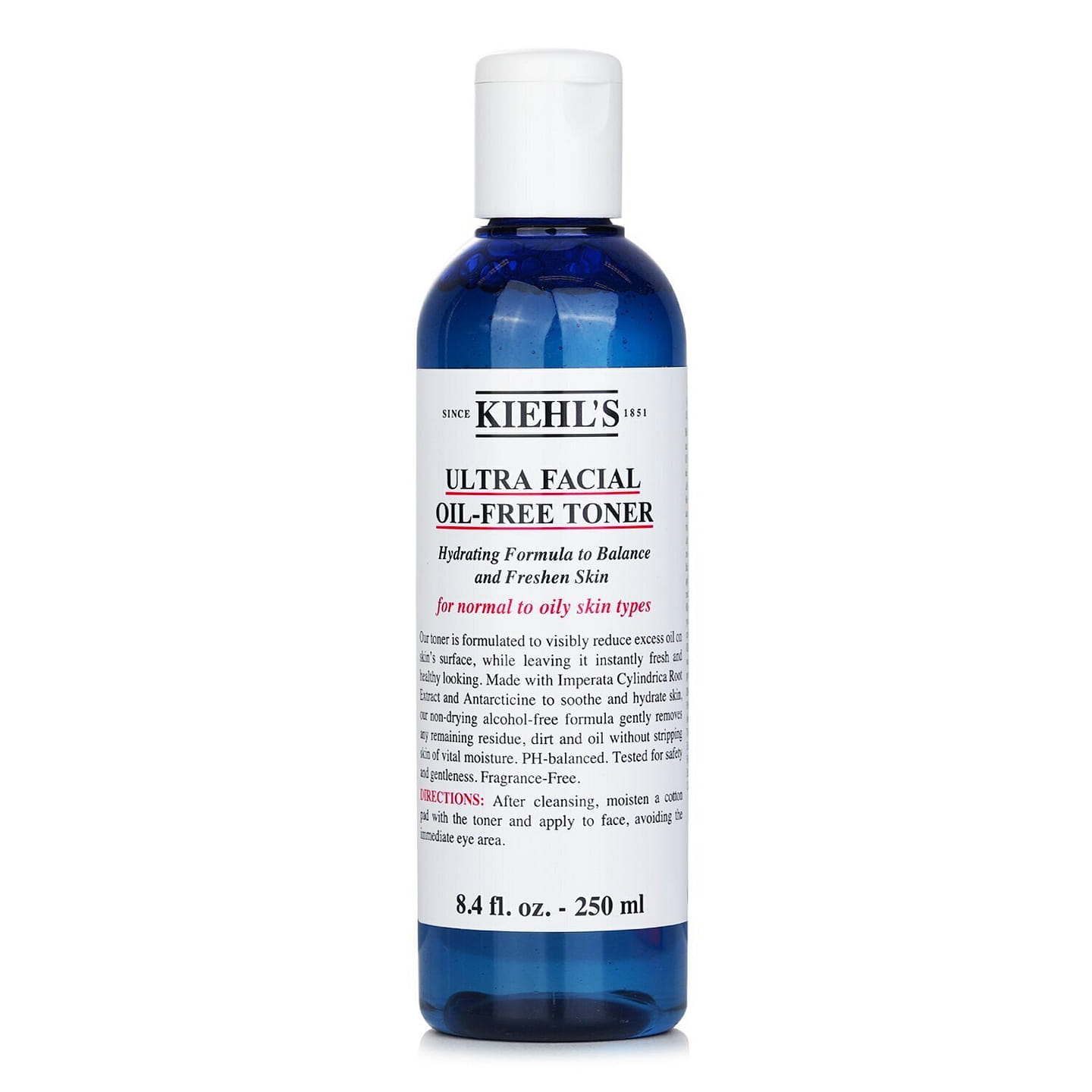 Kiehl’s Ultra Facial Oil-Free Toner – For Normal to Oily Skin Types 250ml/8.4oz 250 ml