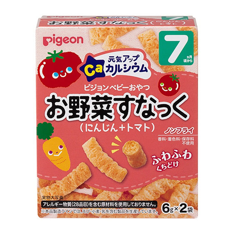 贝亲 胡萝卜 西红柿 婴儿 磨牙饼干 6g*2袋 1 份