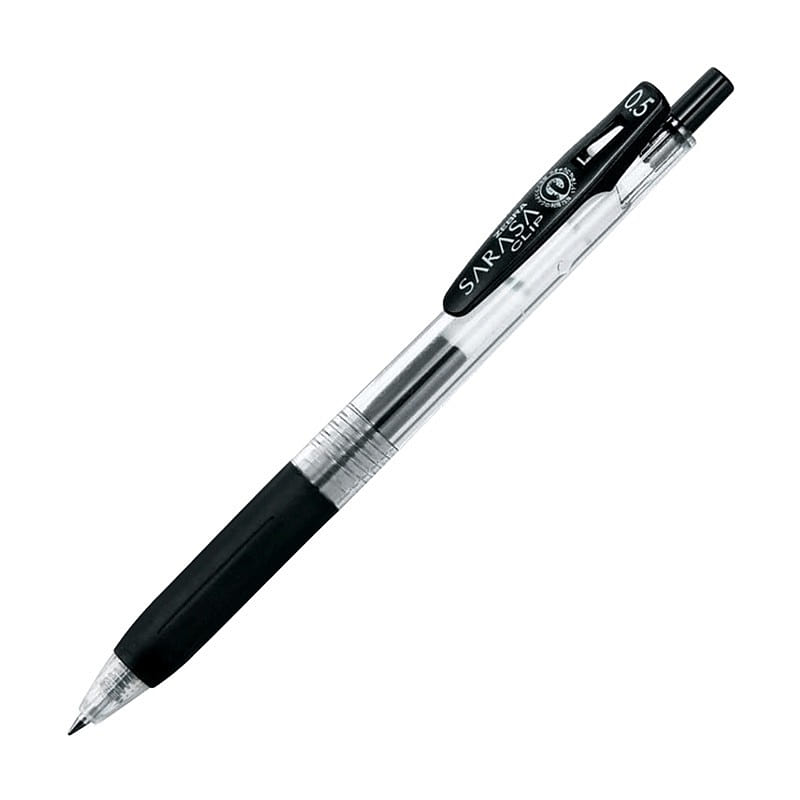 Zebra Push-On Automatic Gel Pen Black 0.5mm 1 each