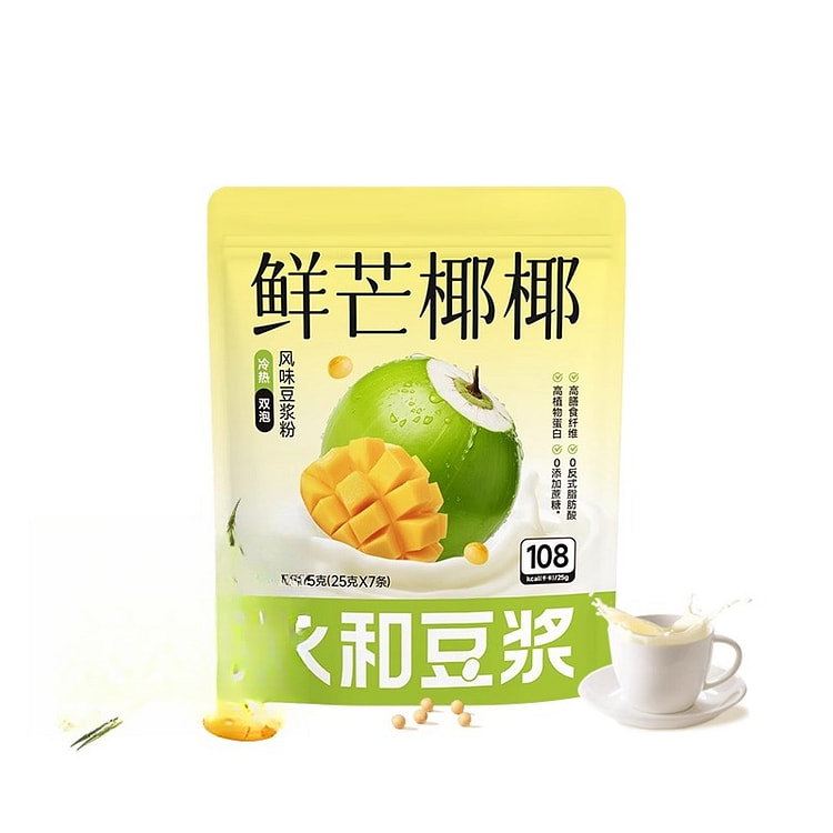 永和豆浆芒果椰子风味豆浆粉175g*1袋