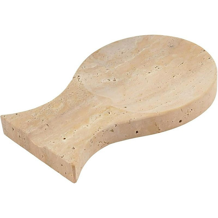 Radicaln Marble Spoon Rest, 8" Beige