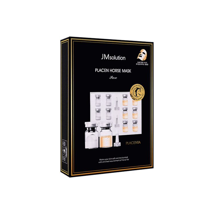 JM Solution Placen Horse Mask Pure 35ml * 10Sheets 1 each