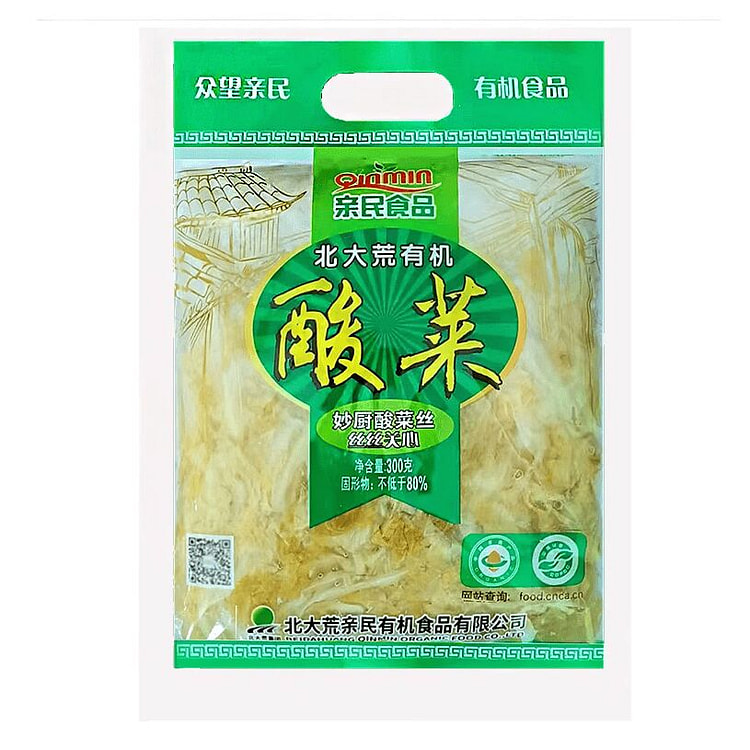 北大荒有机酸菜丝300g*1袋 300 克