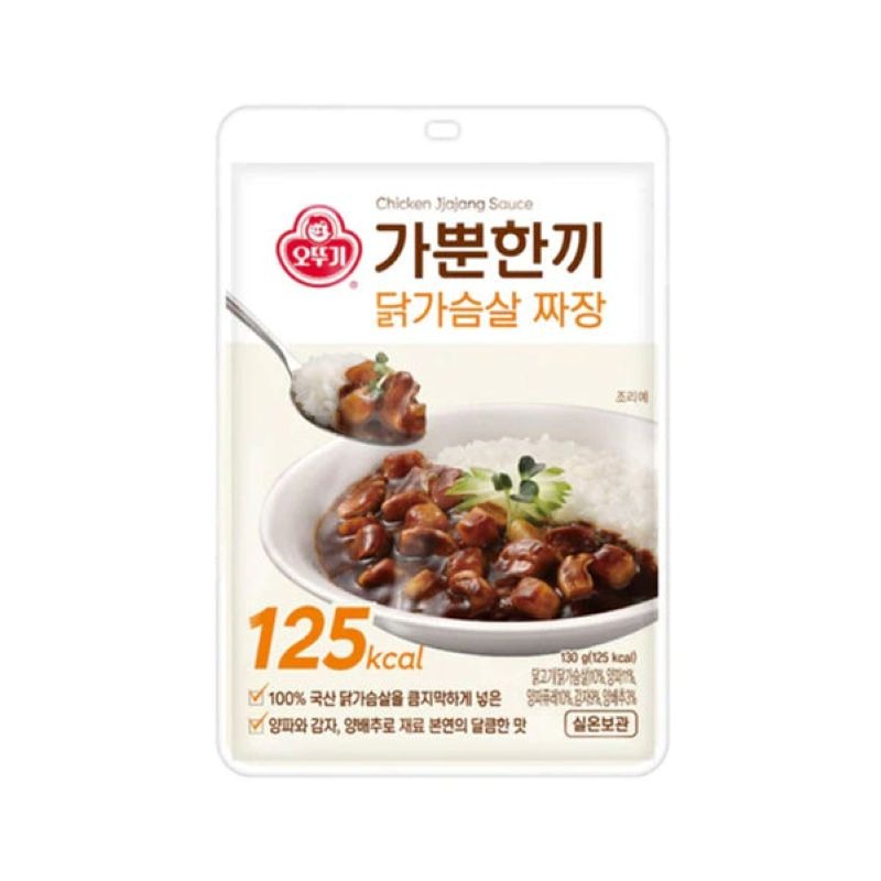 Ottogi Light Meal Chicken Breast Jjajang 130 g