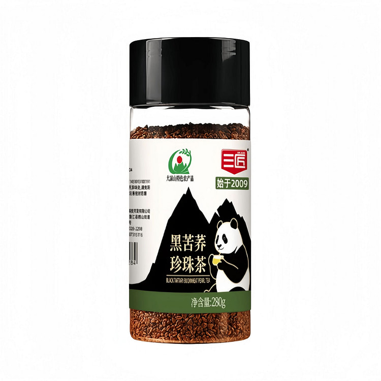 三匠 黑苦荞茶大凉山特产级 280g*1罐 280 克