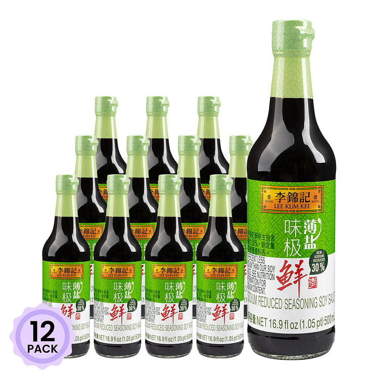 李锦记 薄盐味极鲜 16.9 克*12 包