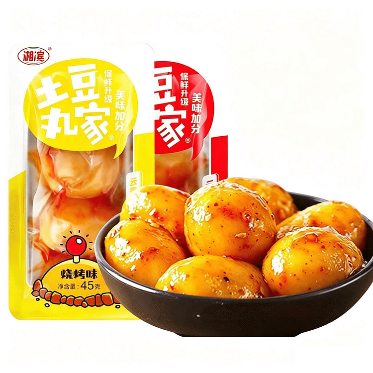 Xiangbin Spicy Small Potatoes with Potato Balls 45 g*4 pack