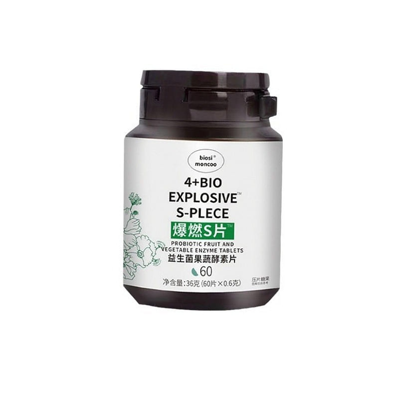 60 probiotic fruit and vegetable enzyme tablets 1 bottle