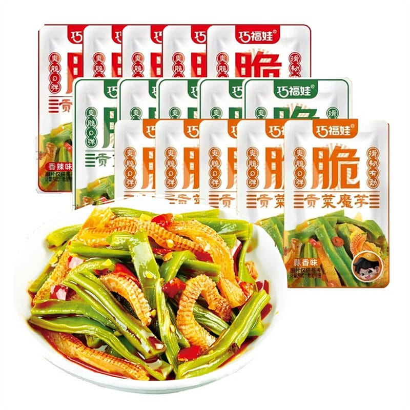 Qiaofuwa Mixed Flavor Gift Pack of Dried Vegetable 10 each