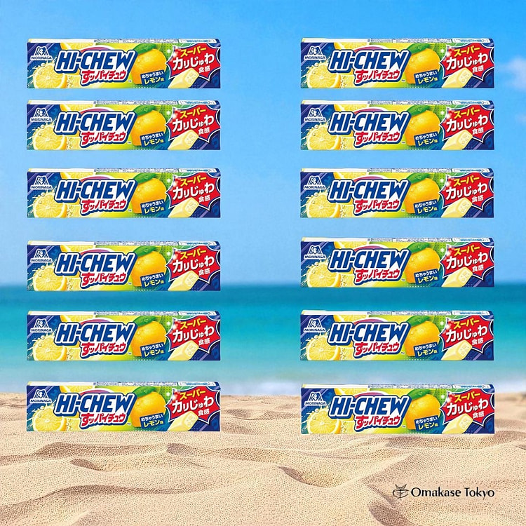 Morinaga Sweet Chew, Lemon 12 Packs