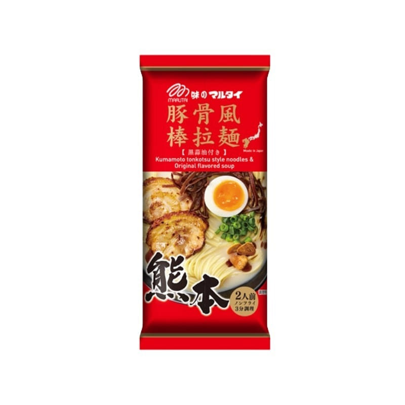 Japanese Kumamoto Ramen Tonkotsu Flavor 2 serving 1 each