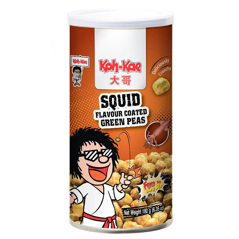 Koh Kae 花生零食鱿鱼味裹青豆 6.35 盎司
