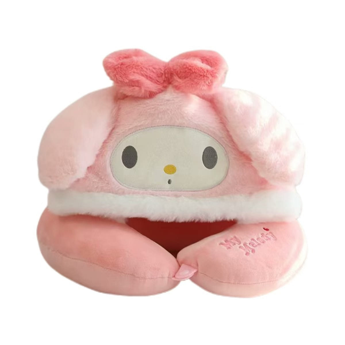 Neck Pillow Hooded Nap Pillow Cartoon U-Shaped Pillow-Melody 1 each