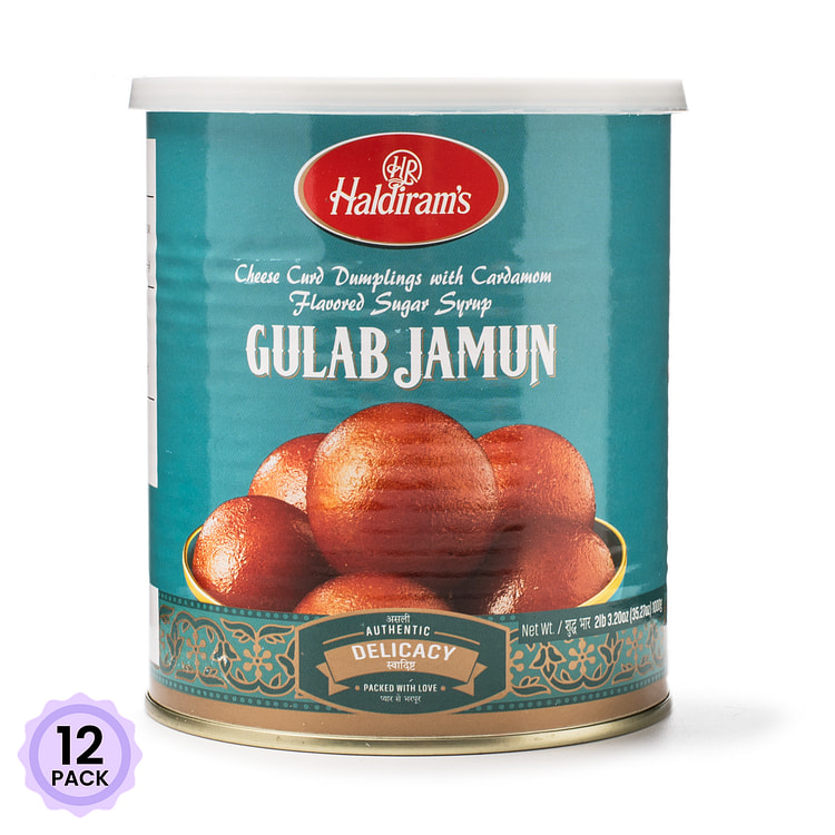 Haldiram's Classic Indian Gulab Jamun 1000 g*12 pack