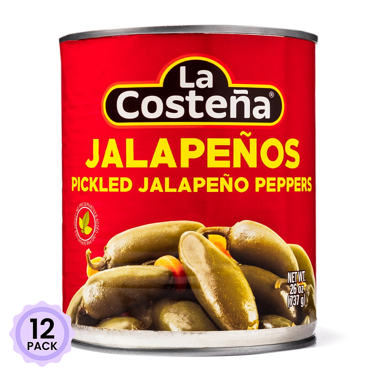 La Costena 腌制墨西哥辣椒罐头 26 盎司*12 包