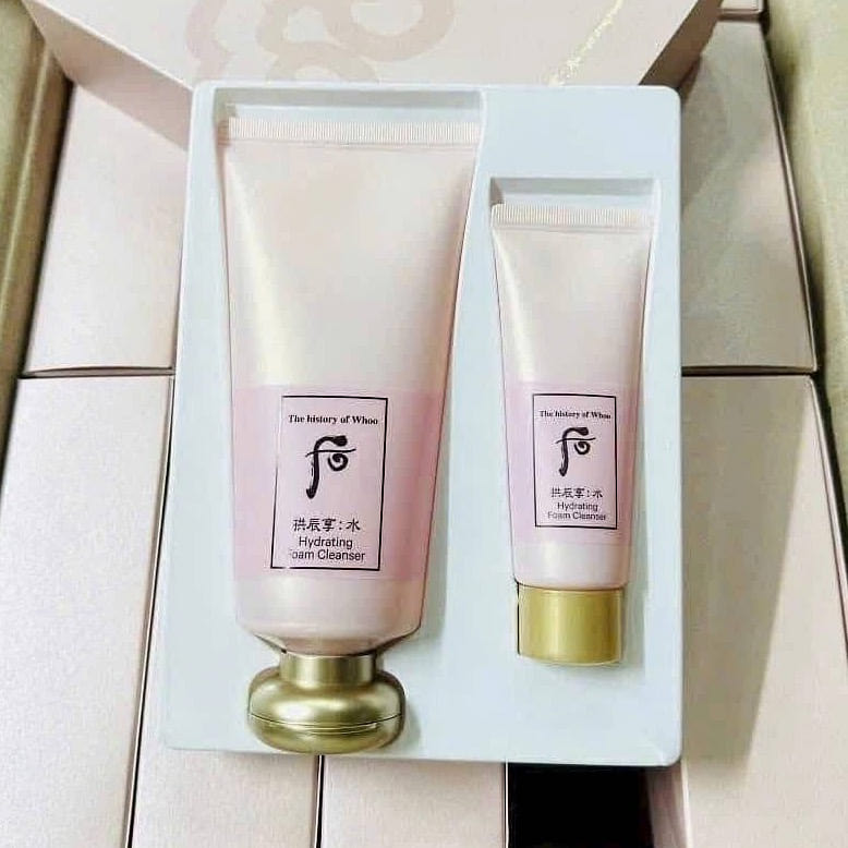 The Whoo Gongjinhyang Hydrating Foam Cleanser Set 1 box