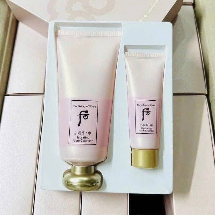 后[The Whoo] 拱辰享保湿泡沫洁面乳套装 1 盒