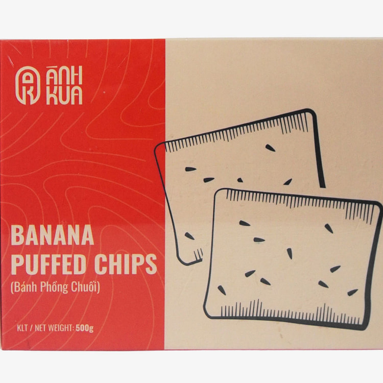 [Anh Kua] Banana Rice Cracker 500g