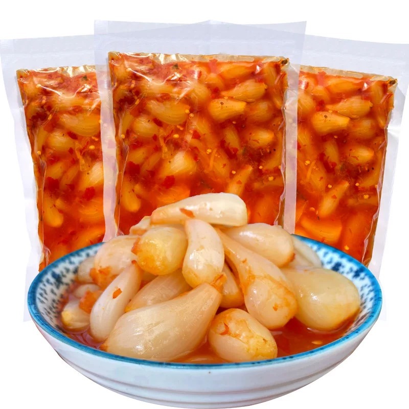 雲南特產水晶藠頭酸辣鹹菜下飯菜剁椒醃製 500 克