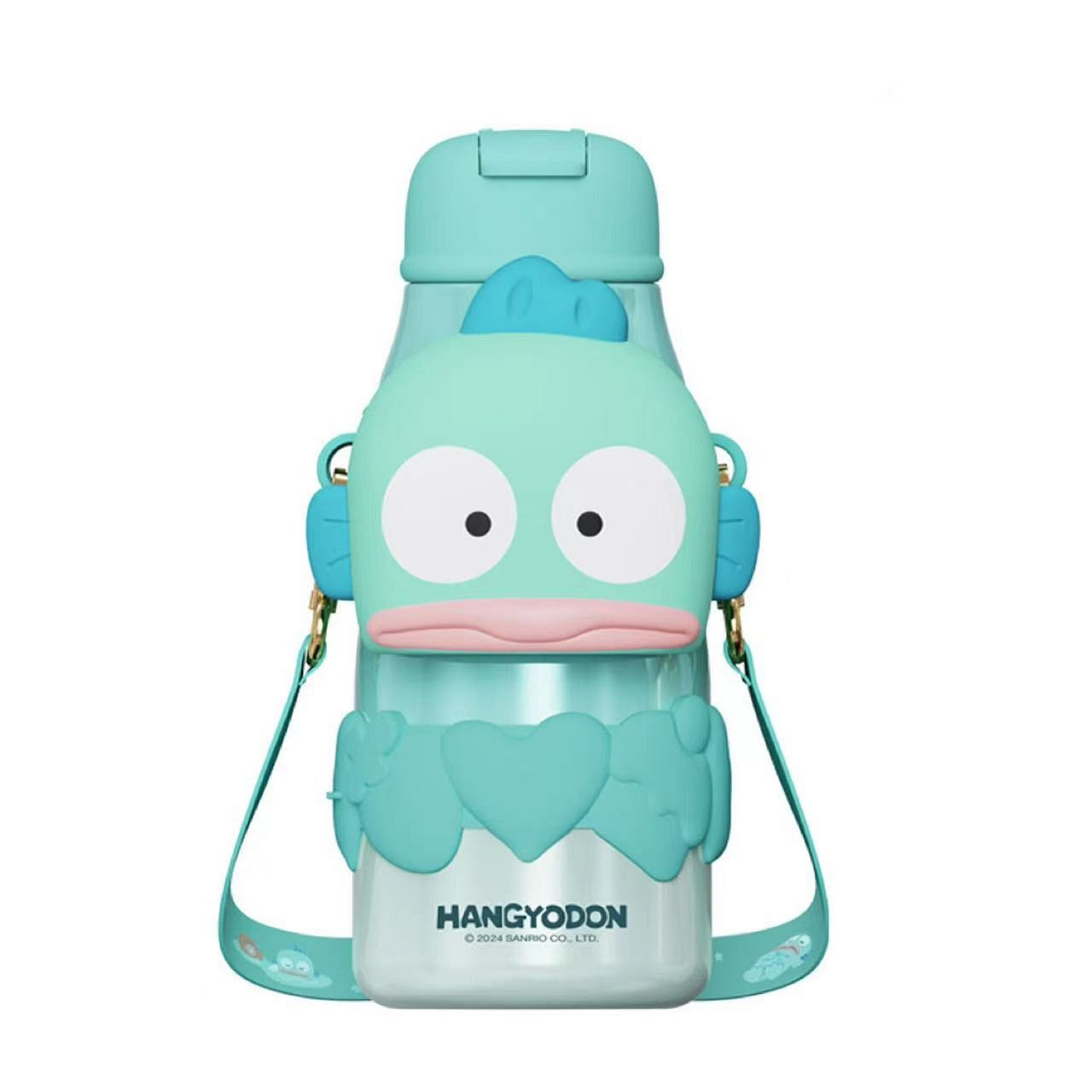 Big Head Thermos Cup Straw Water Cup Leak-Proof Portable Carrier-Hangyodon 1 each