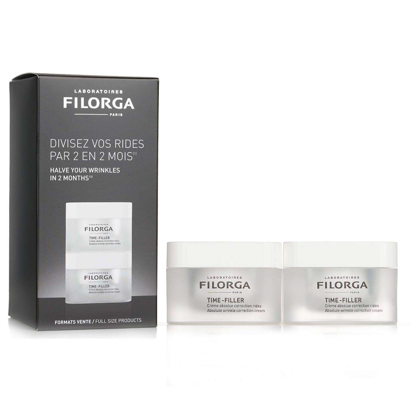 Filorga Time-Filler Duo Set: 2x Time-Filler Absolute Wrinkle Correction Cream 50ml 2pcs 2 each