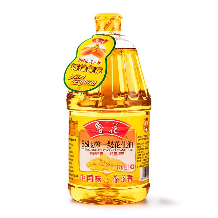 鲁花 5S压榨一级花生油 1800 毫升