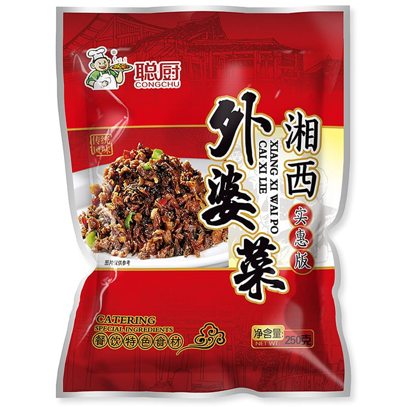 Hunan Xiangxi Specialties Nongjiale Xiangxi Grandma's Vegetables 250g*2 500 g