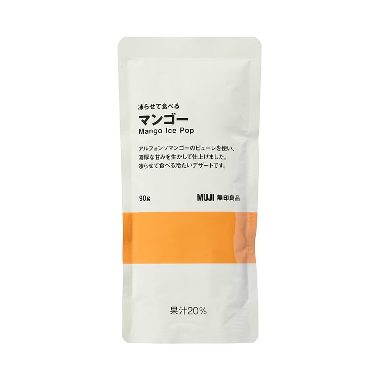 MUJI 冷冻食用 芒果味沙冰棒冰 90g 1 包