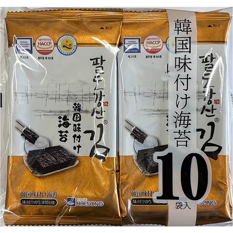 OrionJako 韩式调味海苔 10 包 1 份