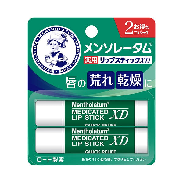 Rohto Mentholatum Medicated Lip Stick XD 4g x 2 1 each