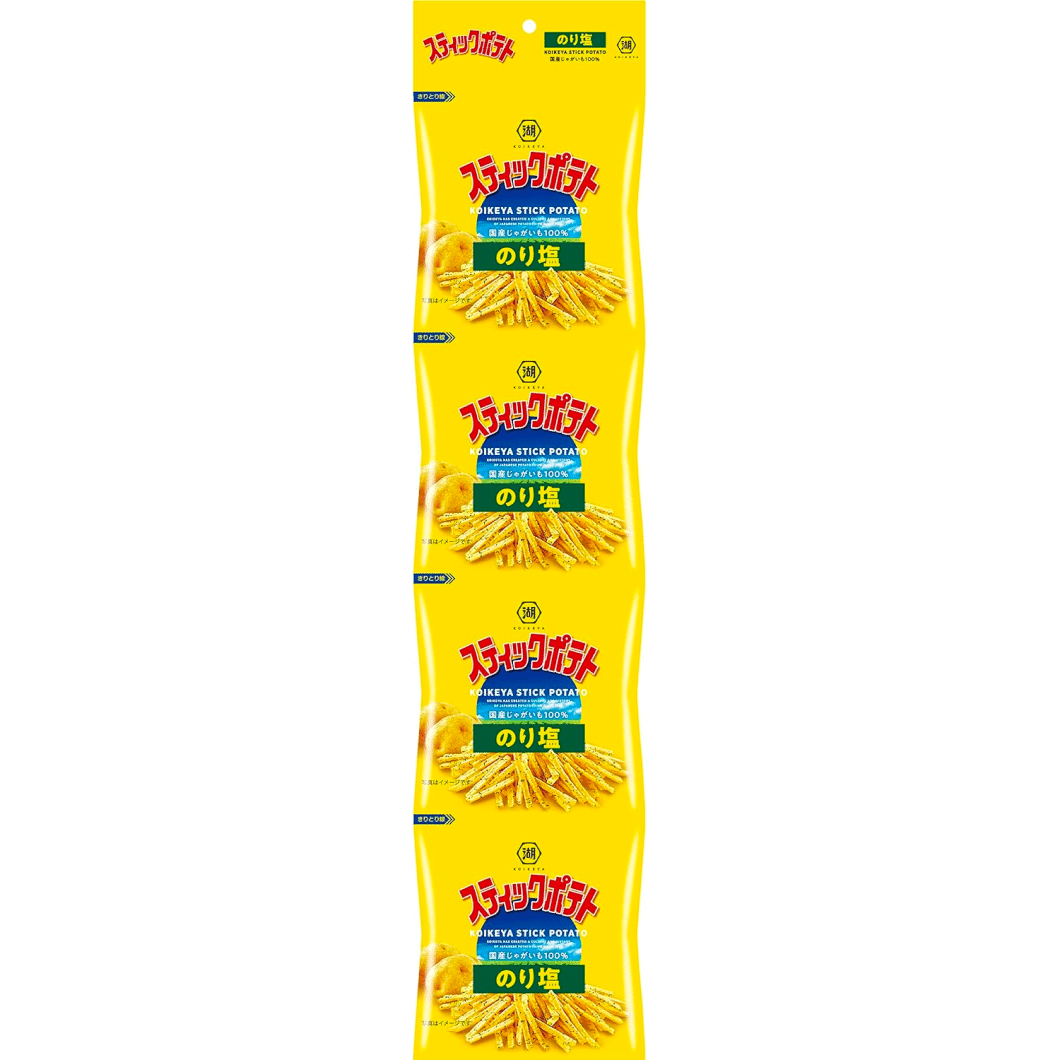 Koikeya Stick Potato Glue Salt 52g (13g x 4) 1 count