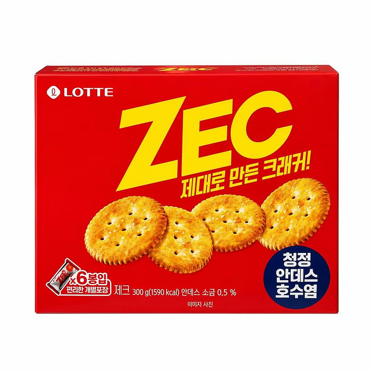 乐天ZEC咸味苏打饼干 300克 1 份