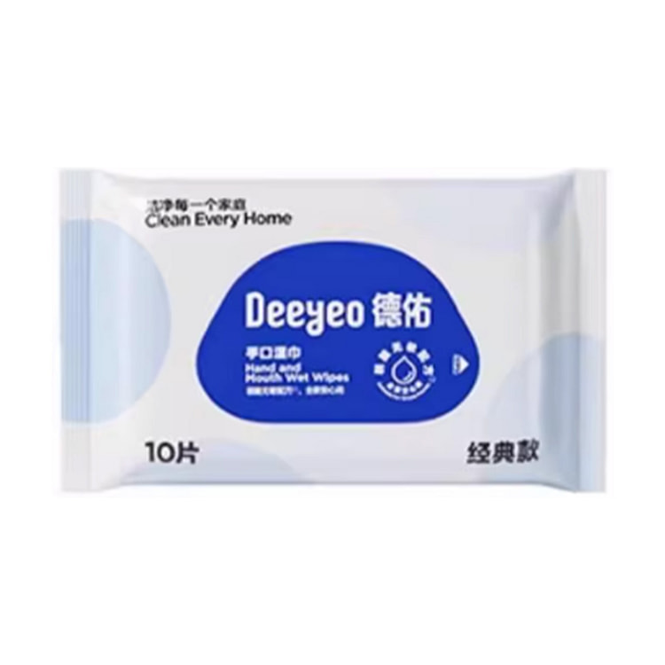 Deeyeo Wet Wipes For Baby Hand, Mouth and Butt 10p