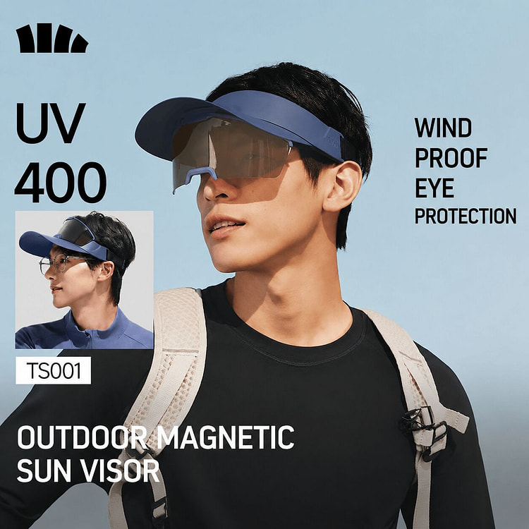 Banana Blue Magnetic Sunglasses and Sun Hat 1 count