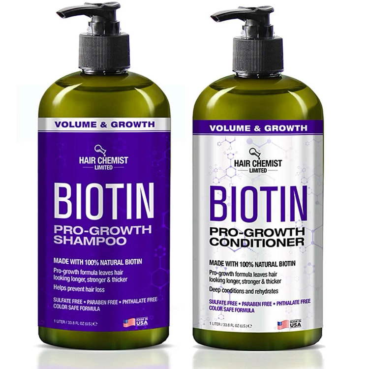 Hair Chemist Biotin Pro-Growth Shampoo & Condition 1 box
