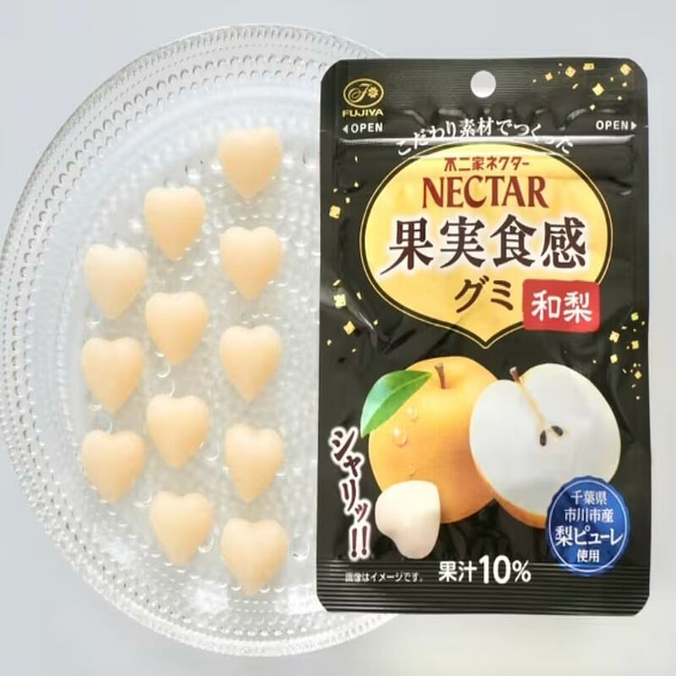 不二家 Nectar果实食感软糖 和梨限定味