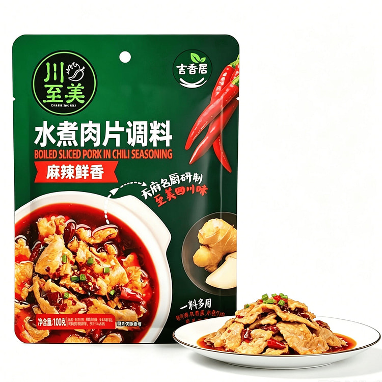 吉香居川至美水煮鱼调料卤汁麻辣花椒卤料100g 100 克