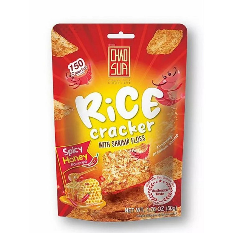 泰国座山牌脆锅巴（蜂蜜辣虾口味）50g 1 包