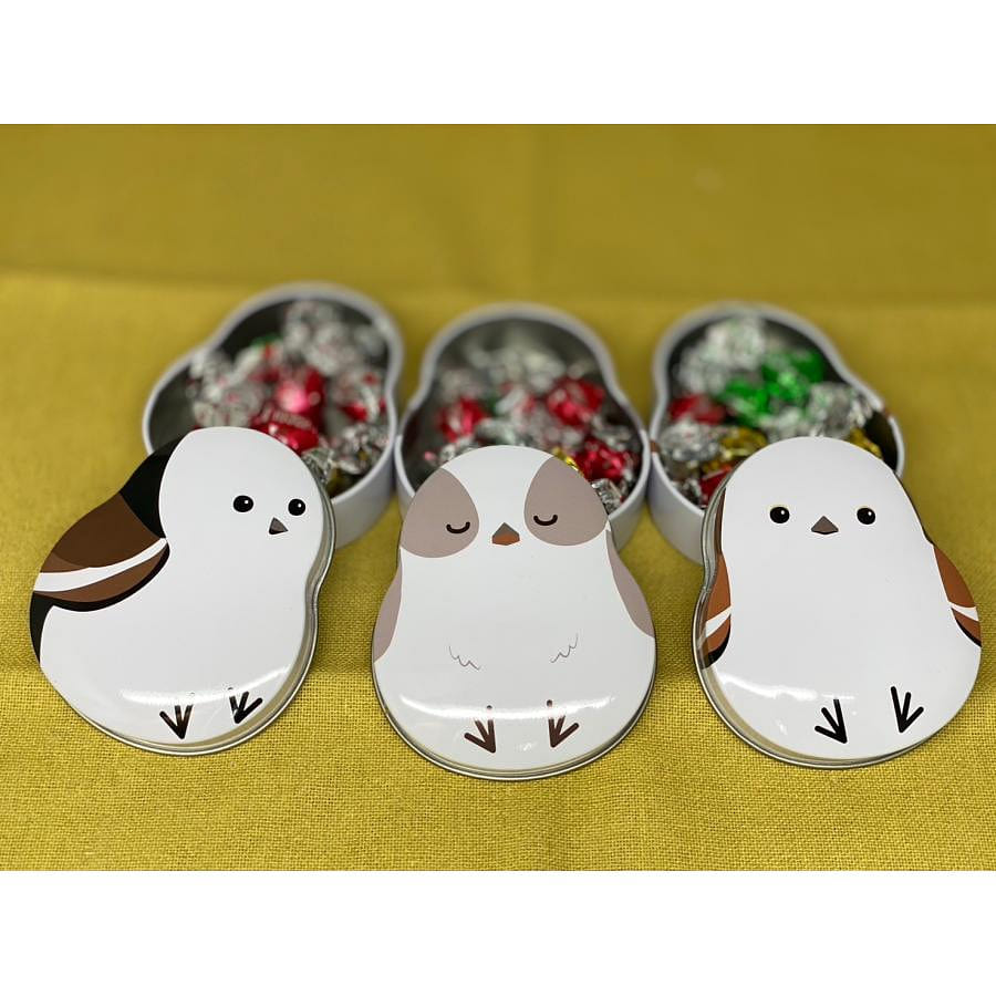 シマエナガびよりセット チョコレート 3缶入 1 箱