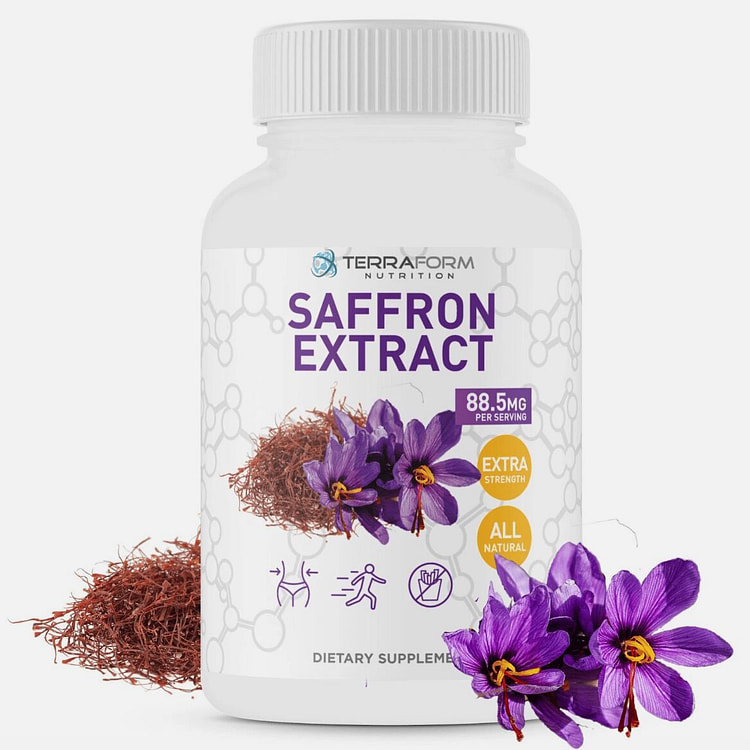 Pure Saffron Extract 88.5mg - Supports Weight Loss 1 bottle